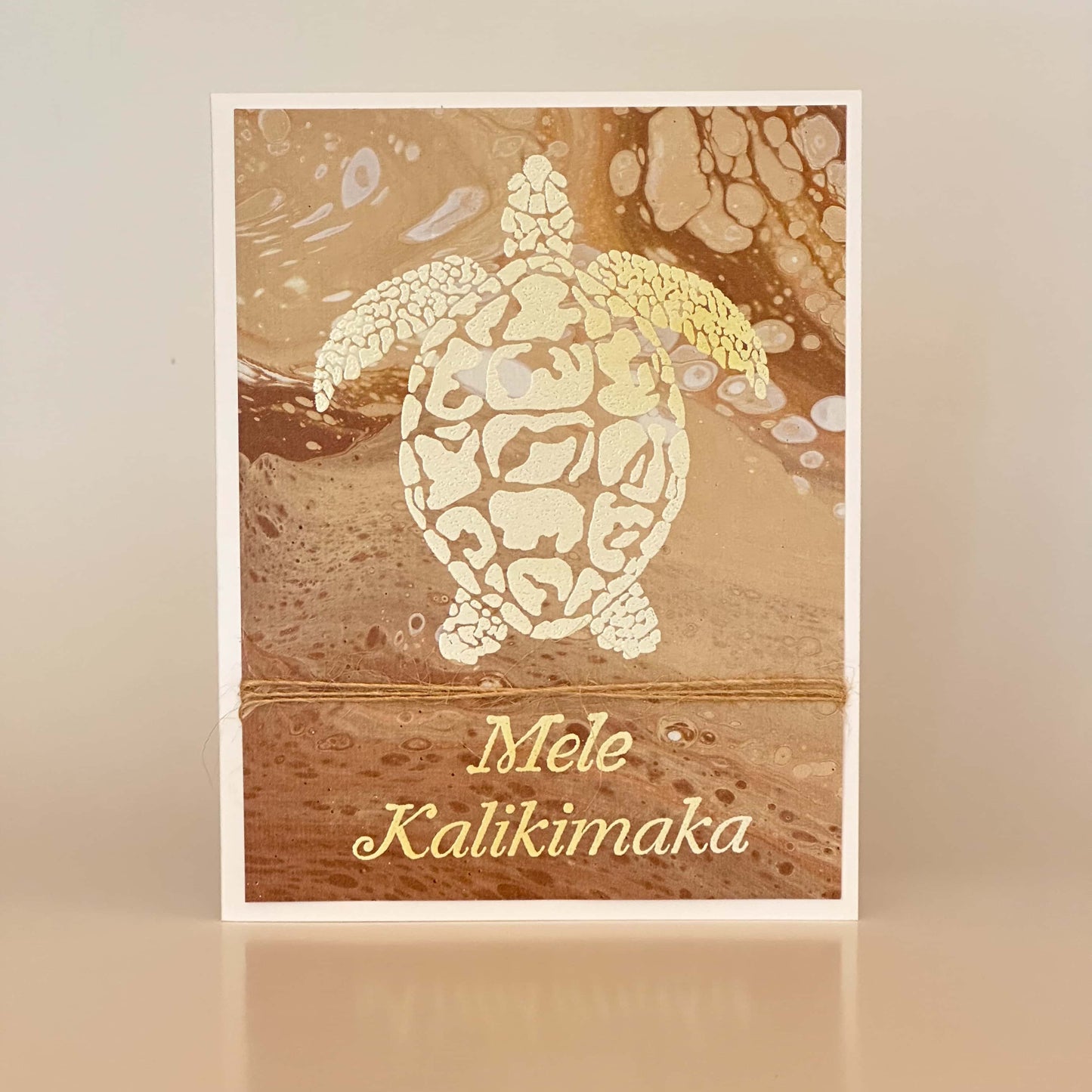 Mele Kalikimaka - Honu - White