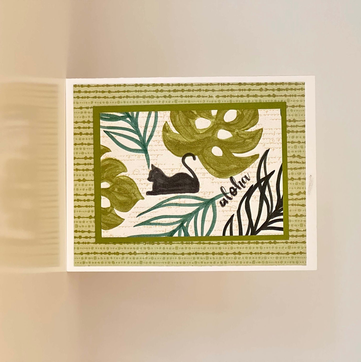 Aloha - Cat - Green