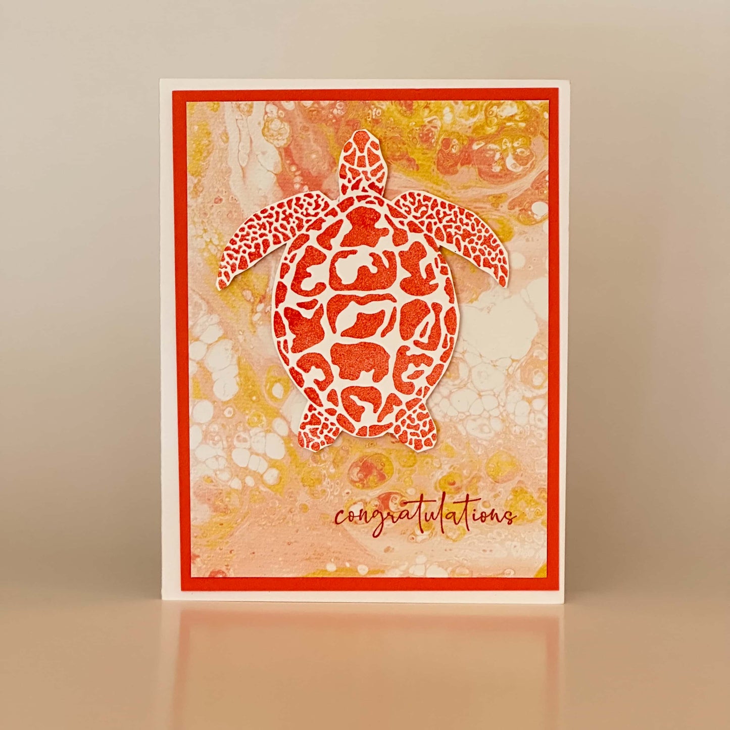 Congratulations - Honu - Coral