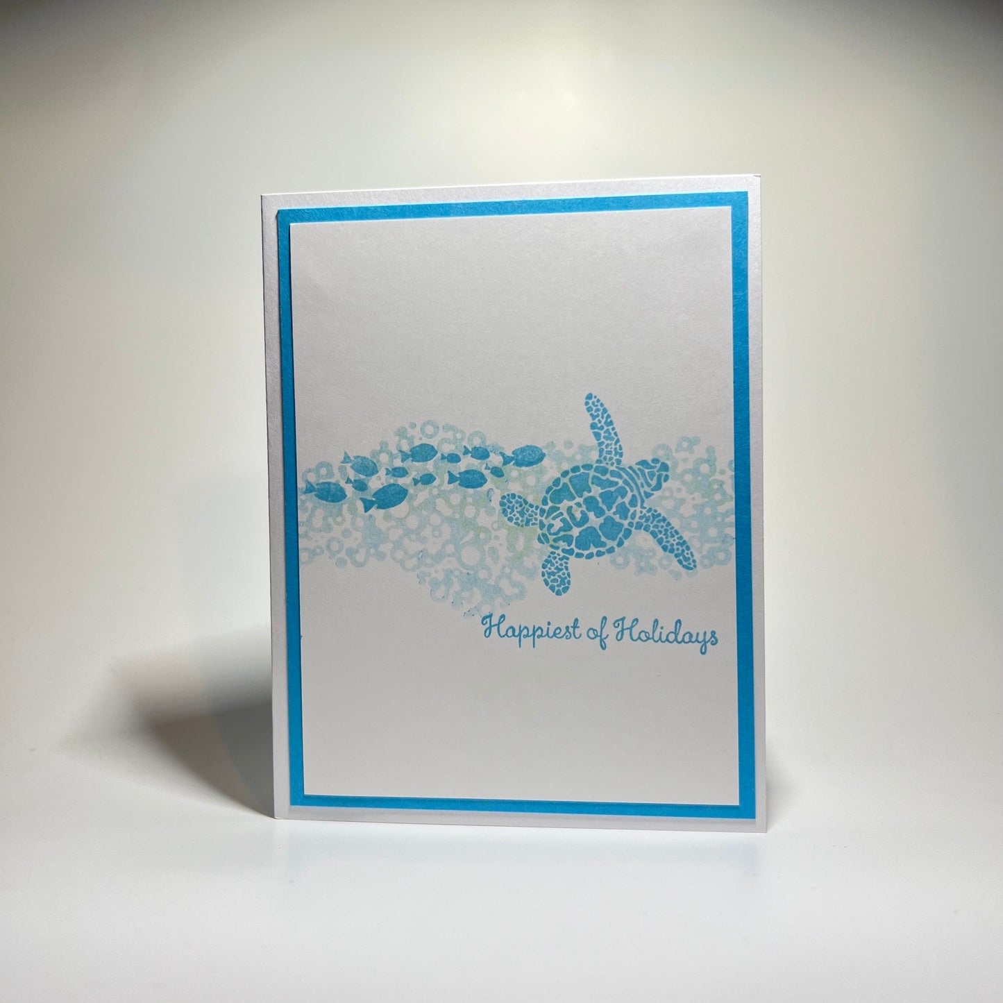 Happiest of Holidays - Honu - Teal