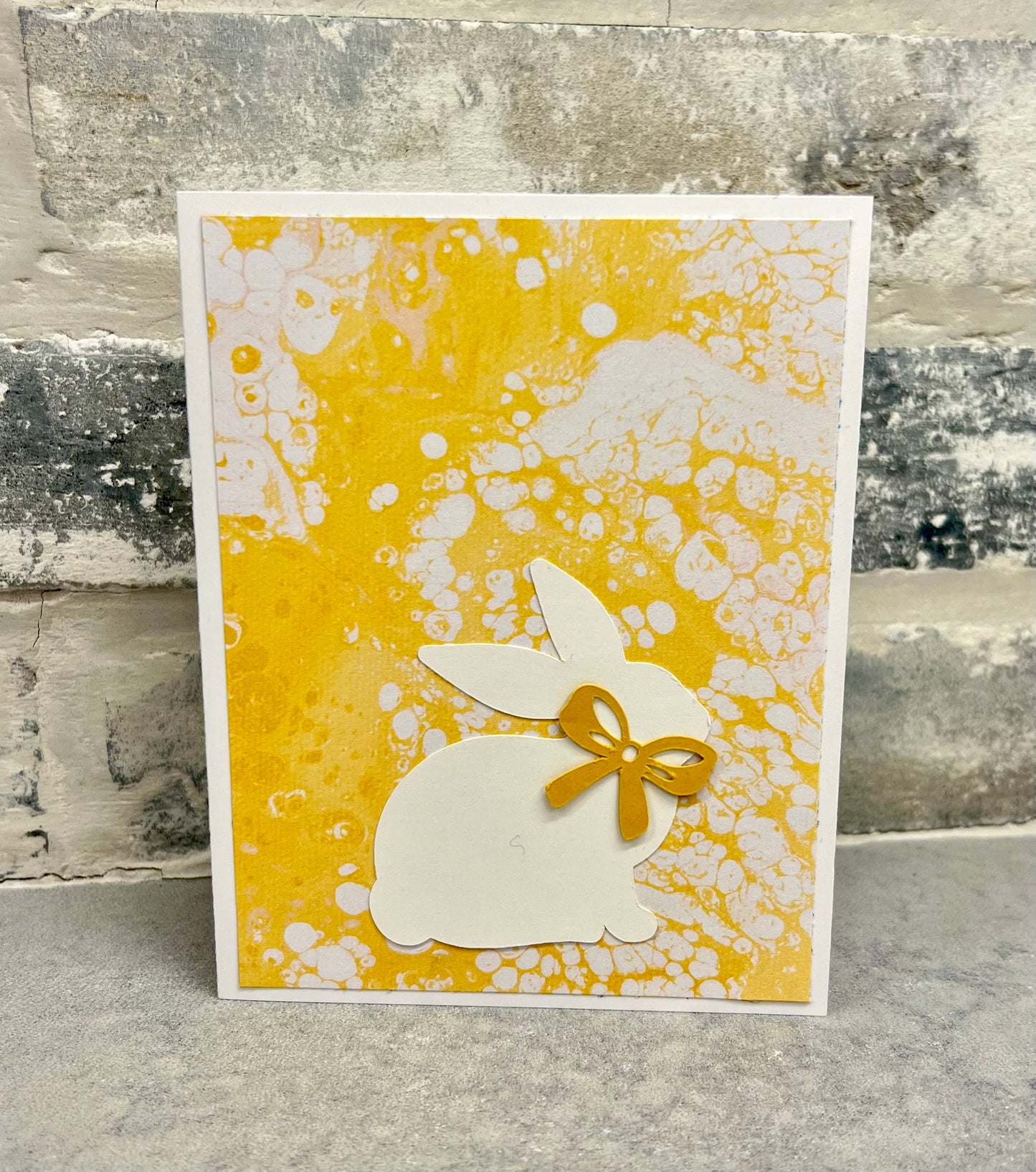 Easter - Bunny - Yellow Bow