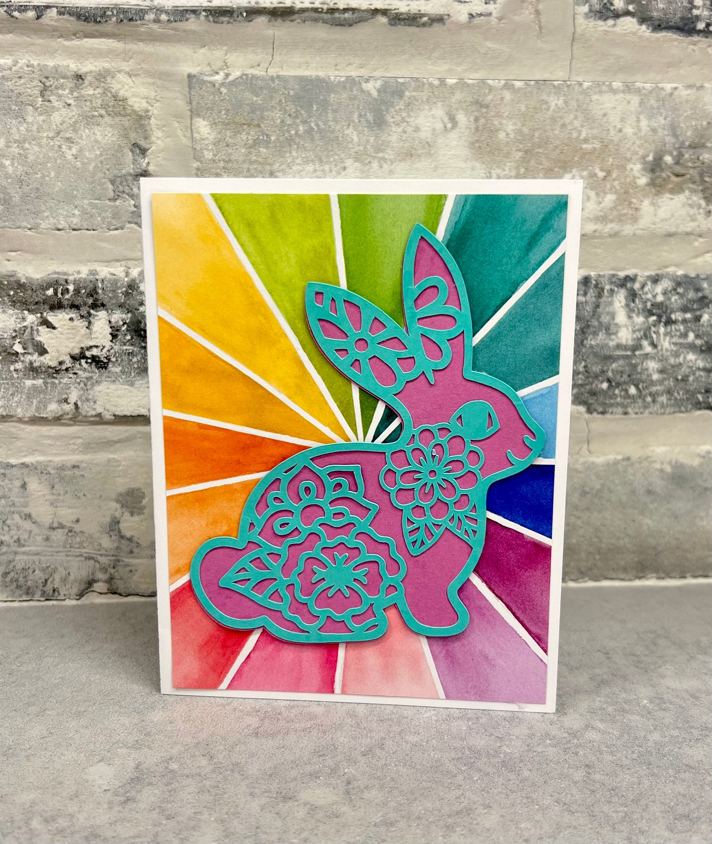 Easter - Bunny - Rainbow Burst