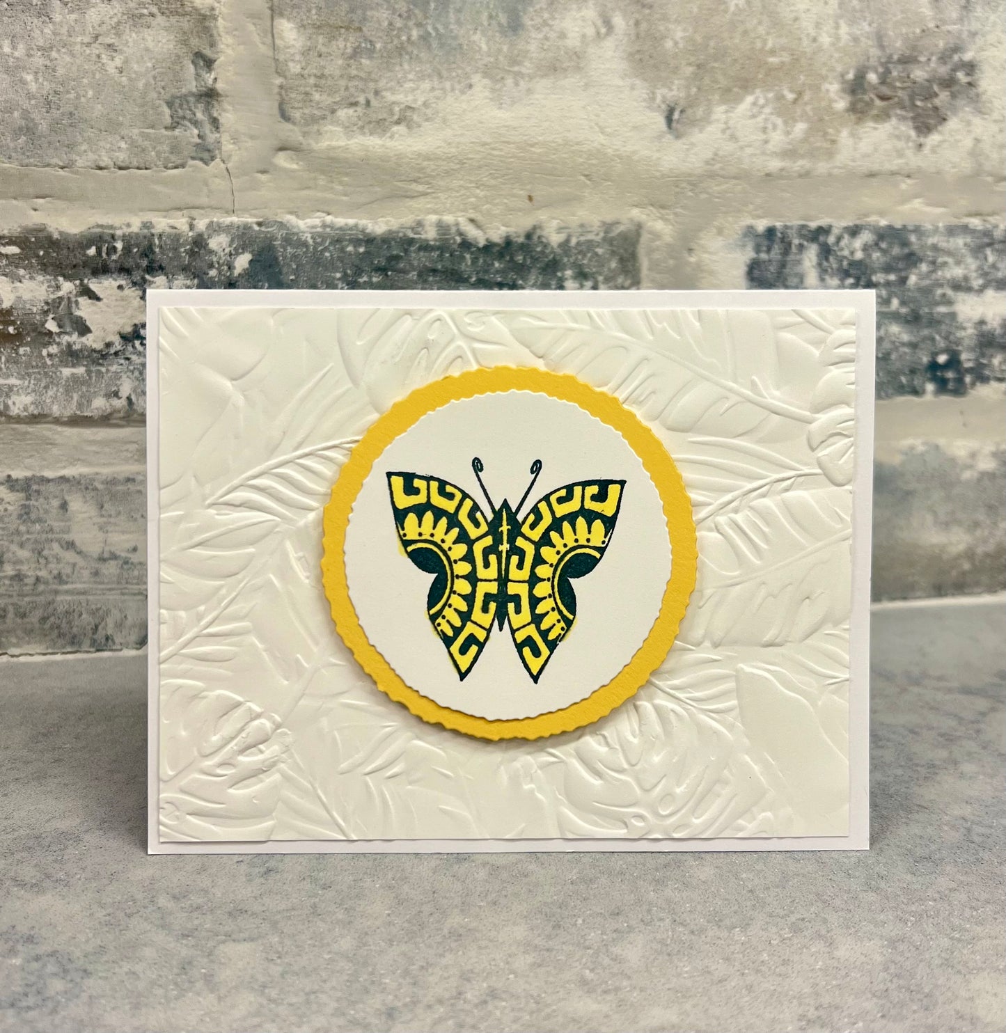 Butterfly - Palm Frans - Yellow