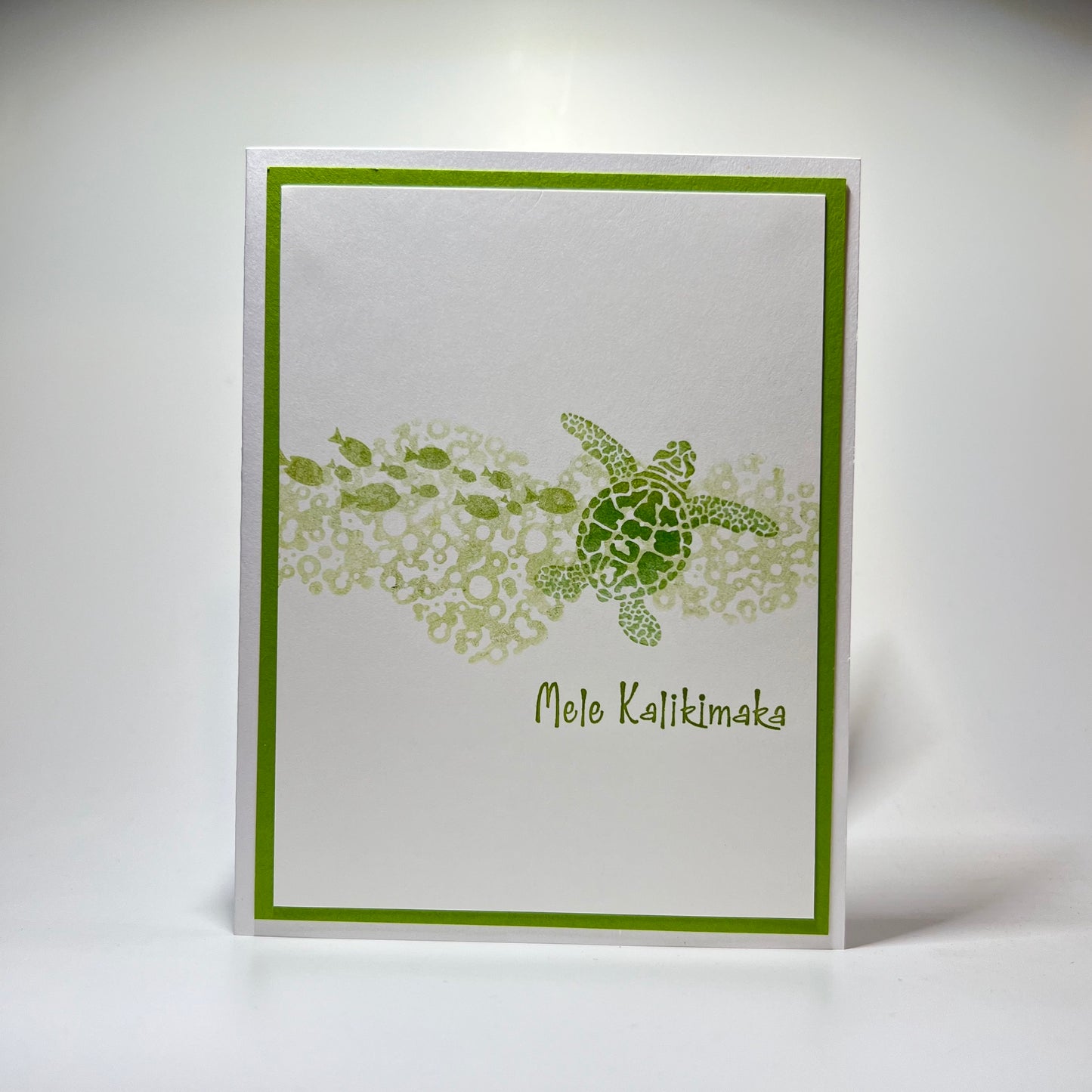 Mele Kalikimaka - Honu - Apple Green
