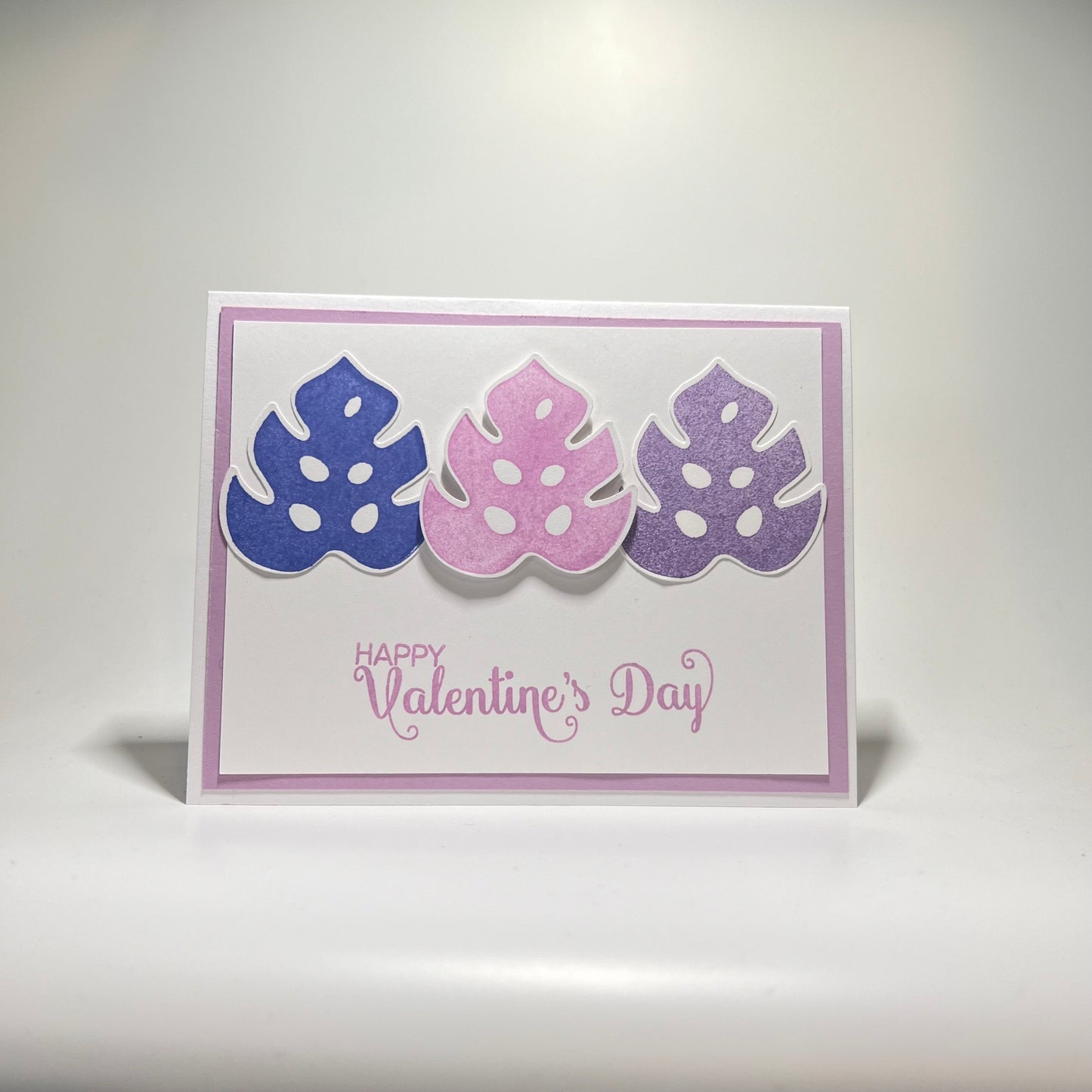 Valentine - Purple Monstera Leaves