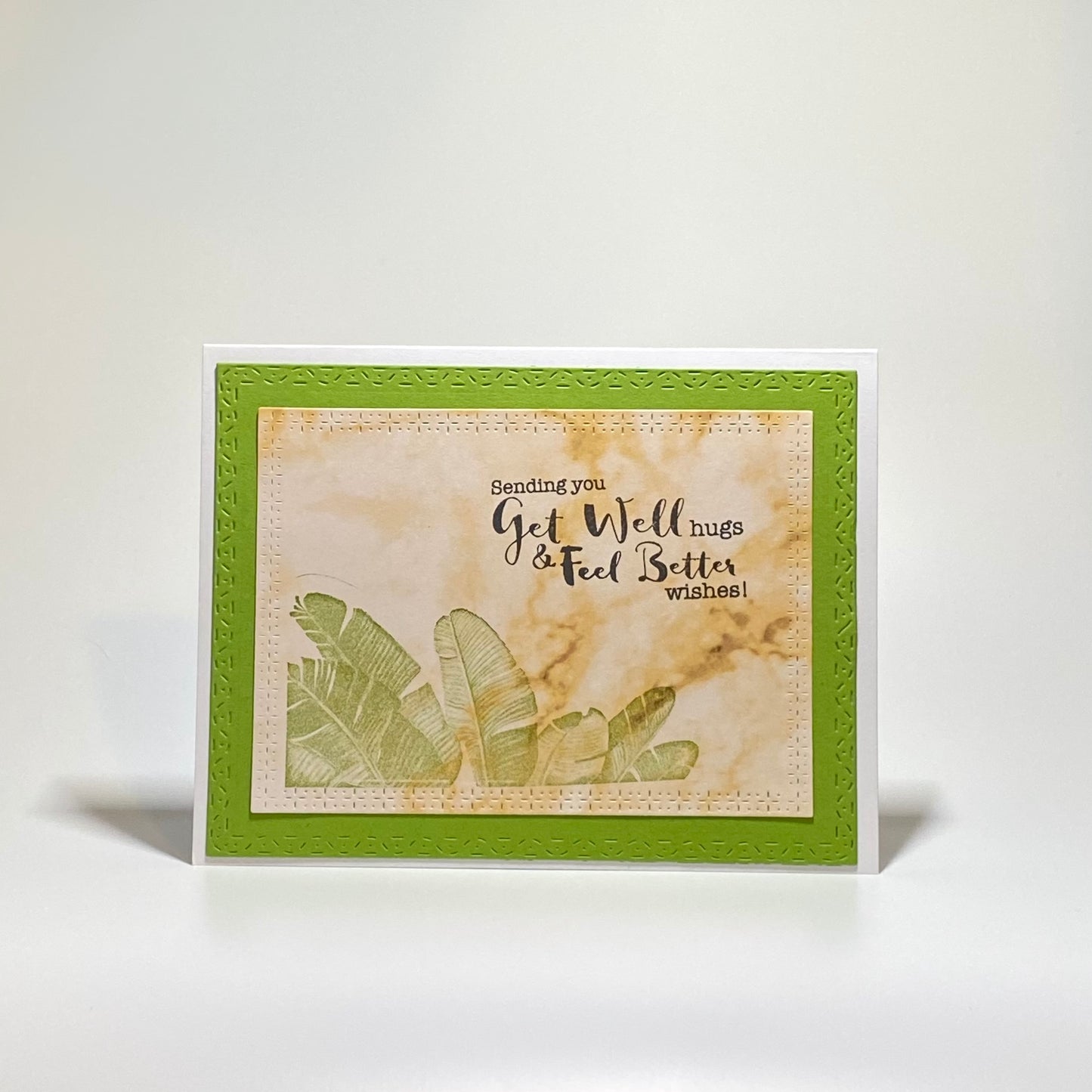 Get Well - Banana Leaves - Yellow