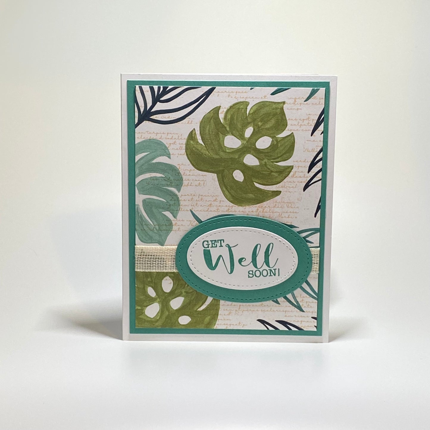 Get Well - Monstera Leaves