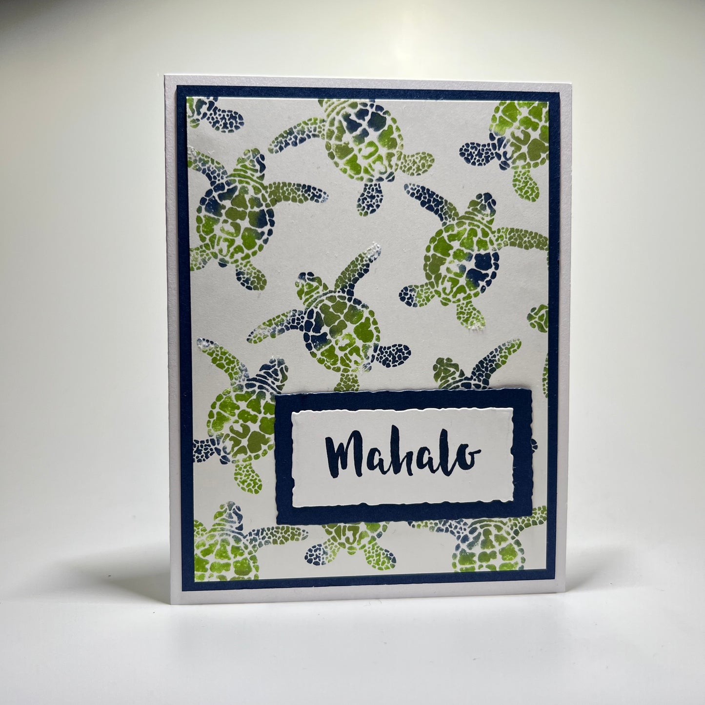 Thank You - Honu - Blue Green Multi