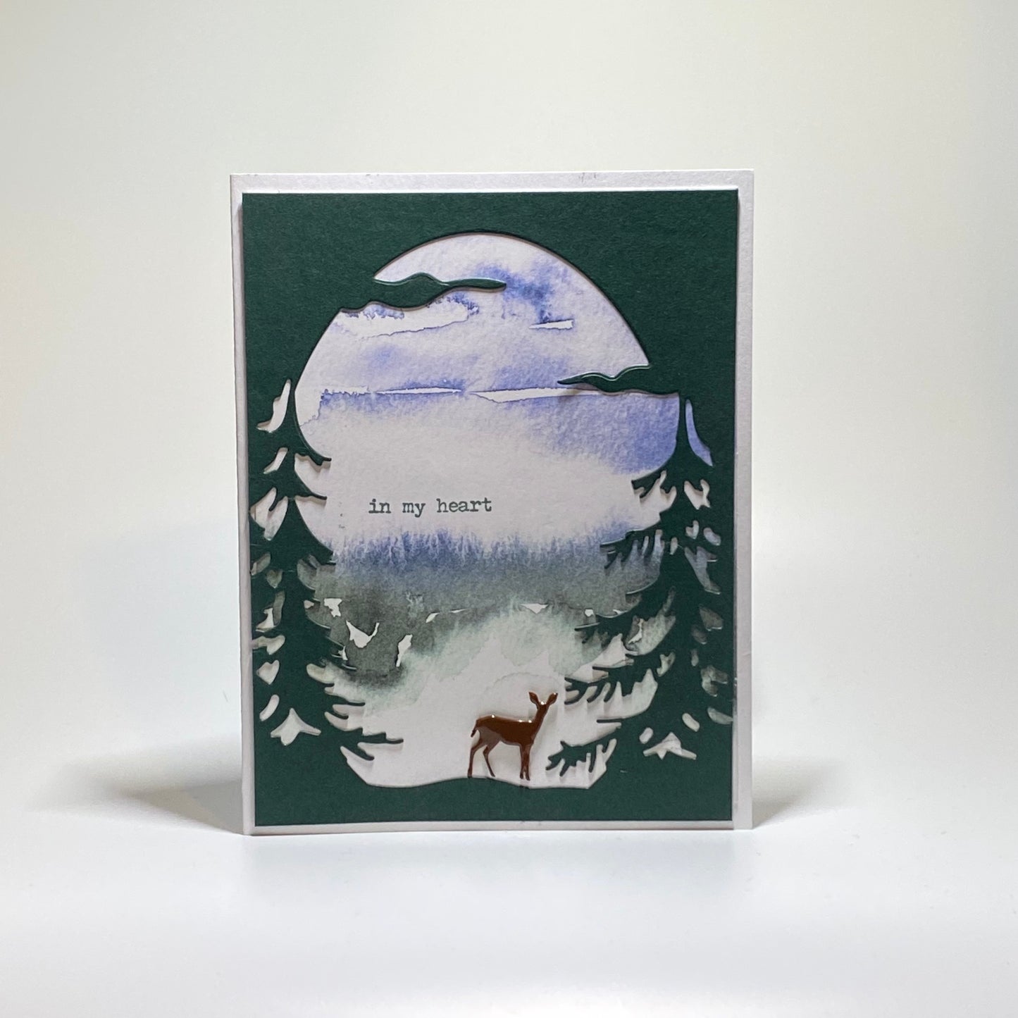 Sympathy - In My Heart - Tree Frame - Deer