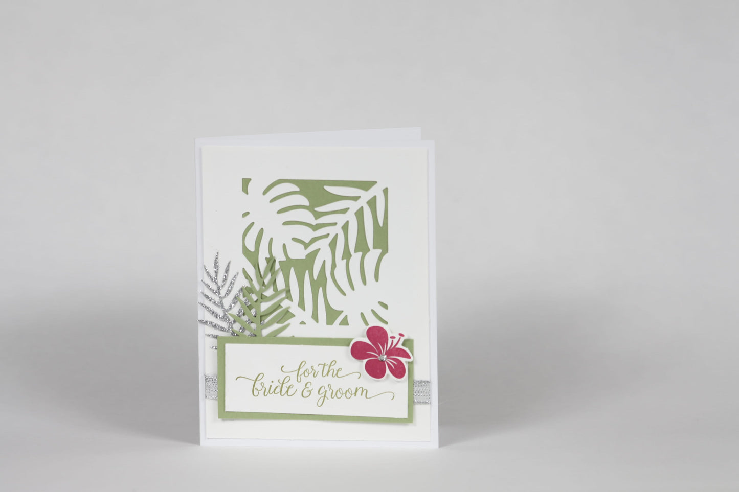 Floral Bride and Groom