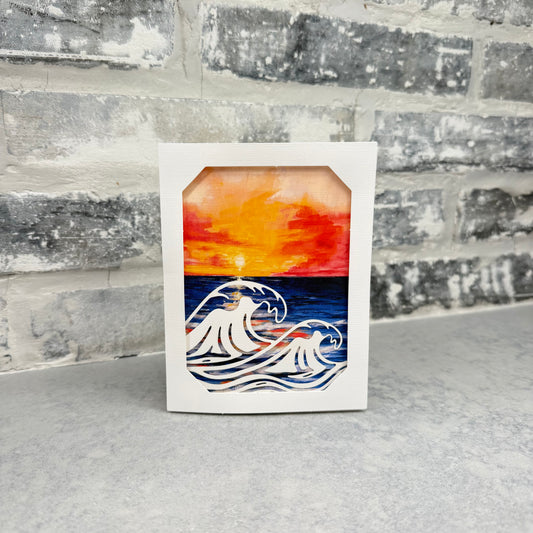 Ocean Wave Sunset