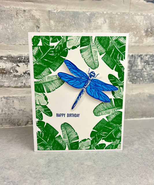 Birthday - Dragon Fly - Blue