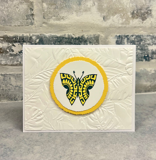 Butterfly - Palm Frans - Yellow