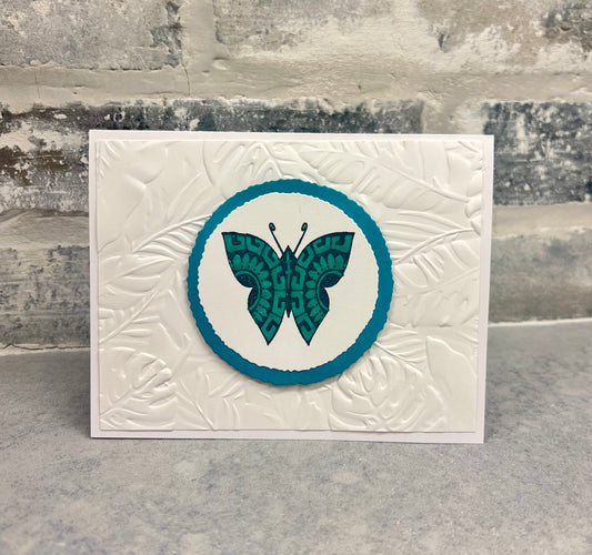 Butterfly - Palm Frans - Teal