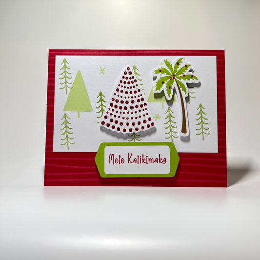 Mele Kalikimaka - Palm and Christmas Trees