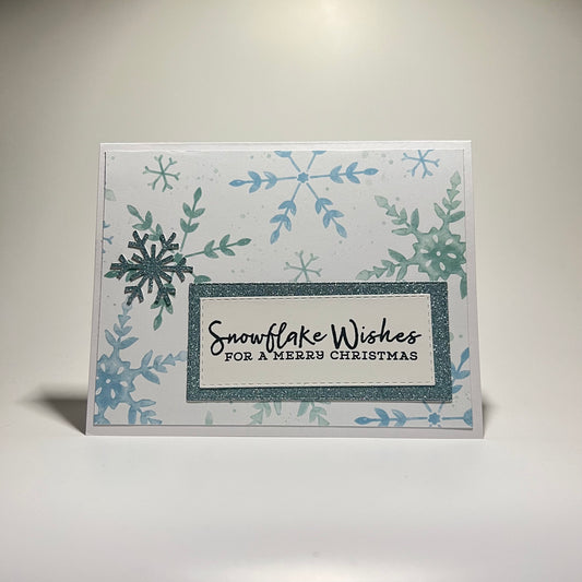 Snowflake Wishes - Soft Blue