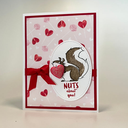 Valentine - Nuts About You - Squirrel