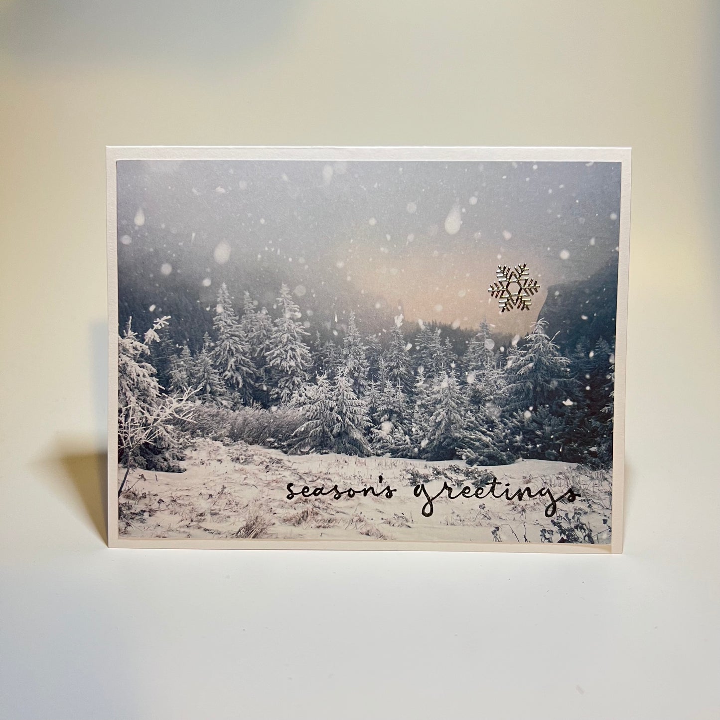 Snowy Trees - Season's Greetings