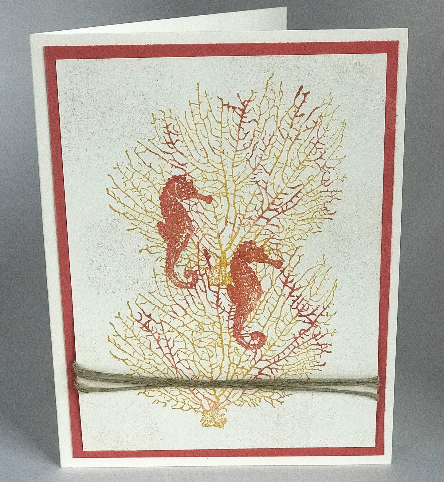 Coral Colored Seahorses