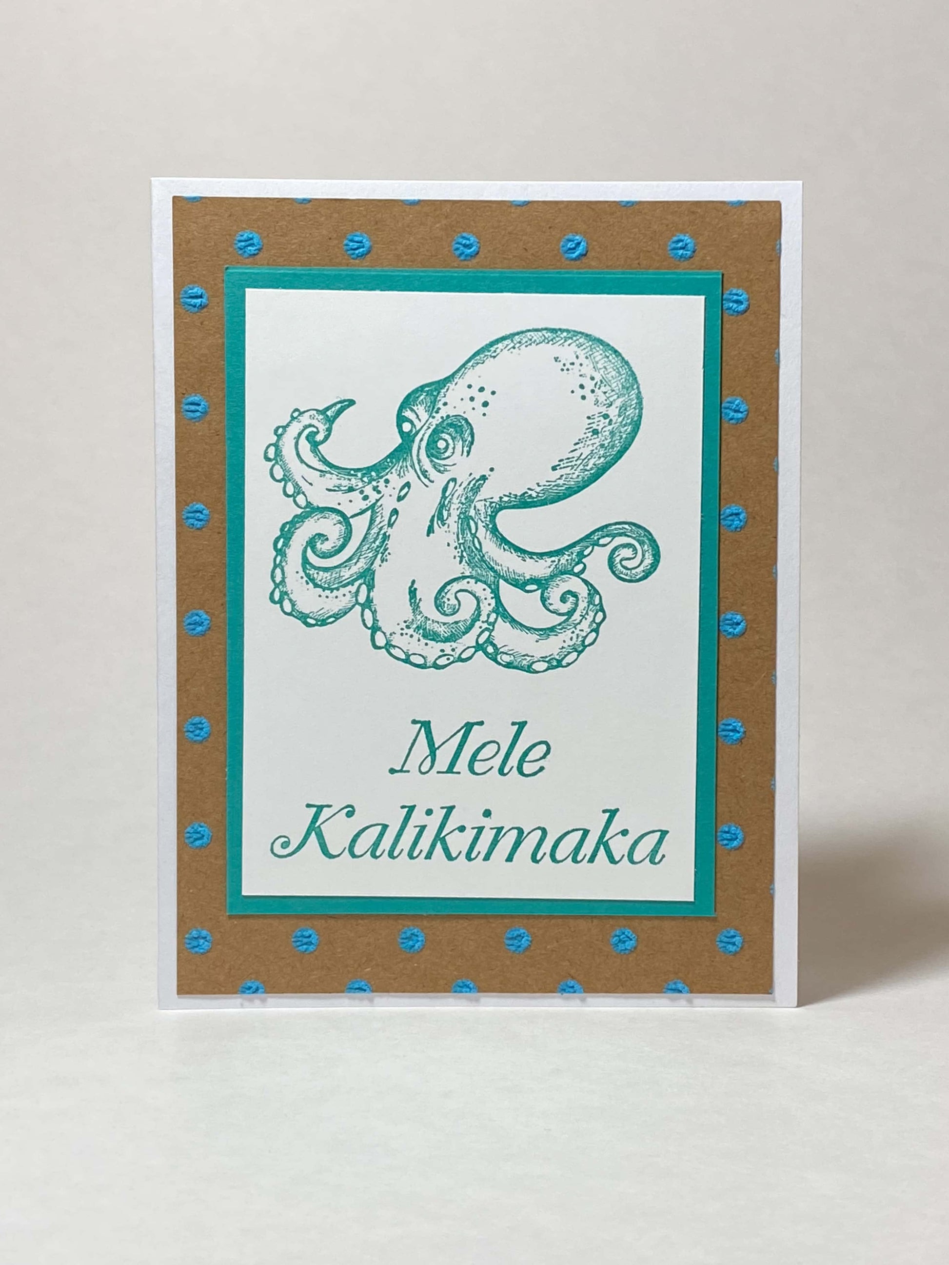 card-hawaiian-mele-kalikimaka-aqua-octopus
